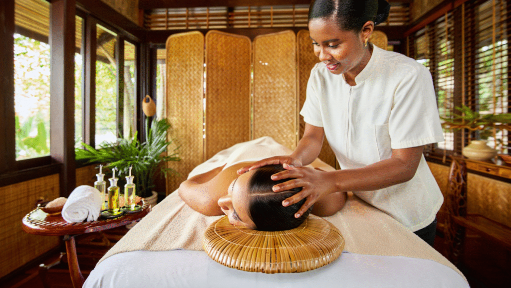 岘港脑部排毒理疗按摩