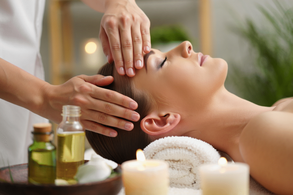 岘港脑部排毒理疗按摩