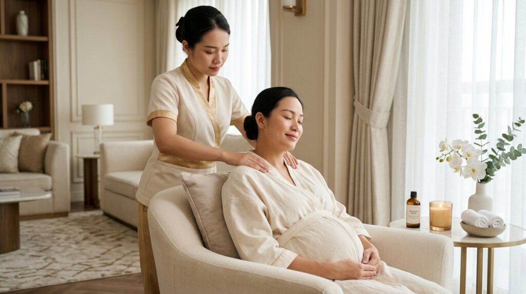 Massage cho mẹ bầu tại nhà Đà Nẵng