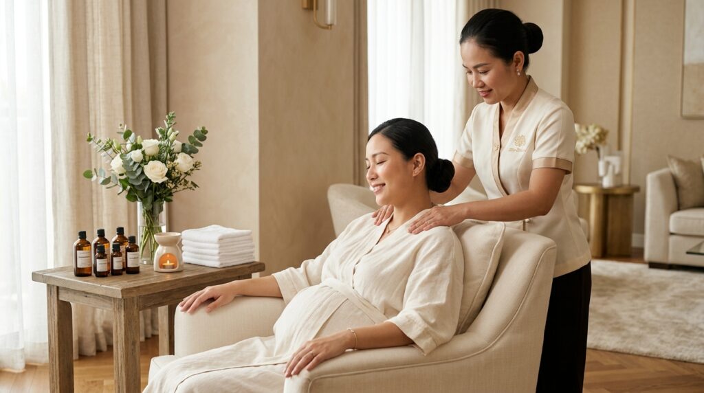 Massage cho mẹ bầu tại nhà Đà Nẵng