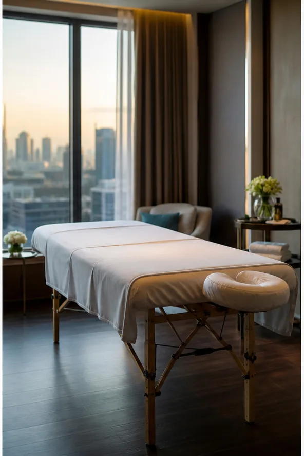 hotel massage Ho Chi Minh City fresh towels and professional hygiene supplies